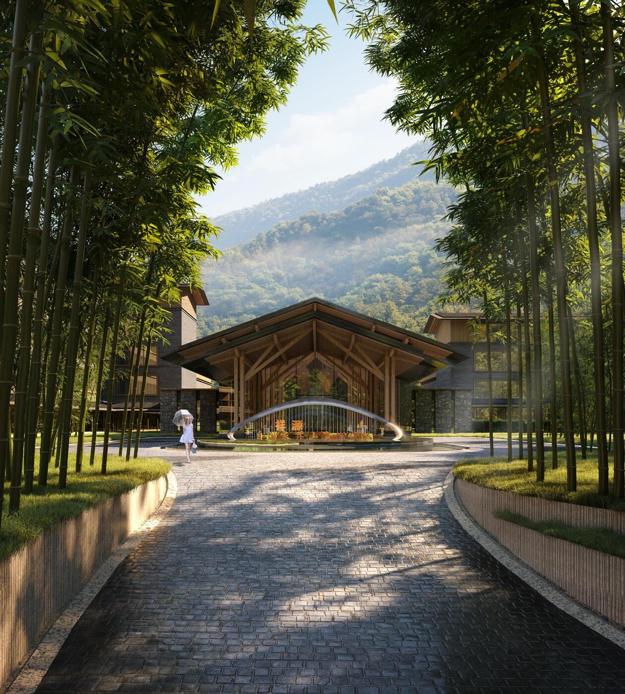 Mangshan Hotel rendering